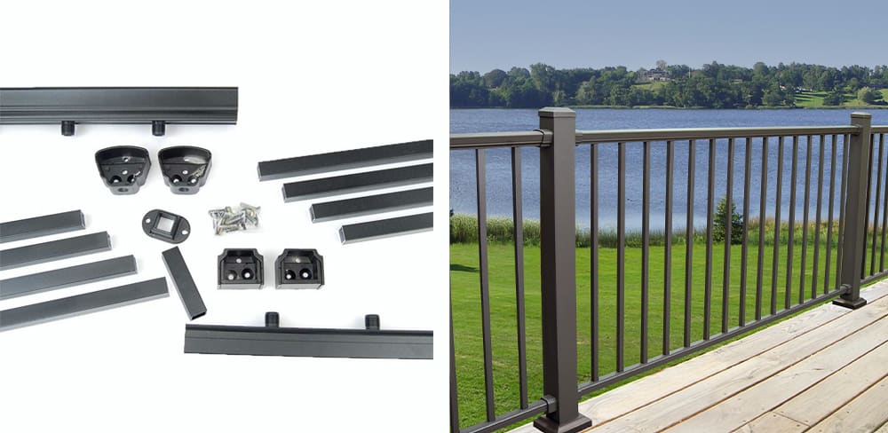 DekPro Prestige Aluminum Railing Kit