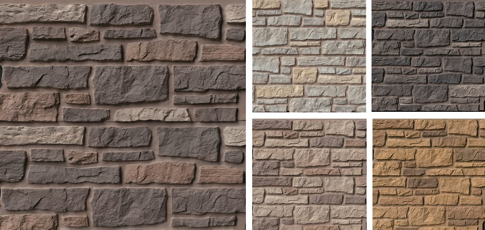 TandoStone Creek Ledgerstone in five colors