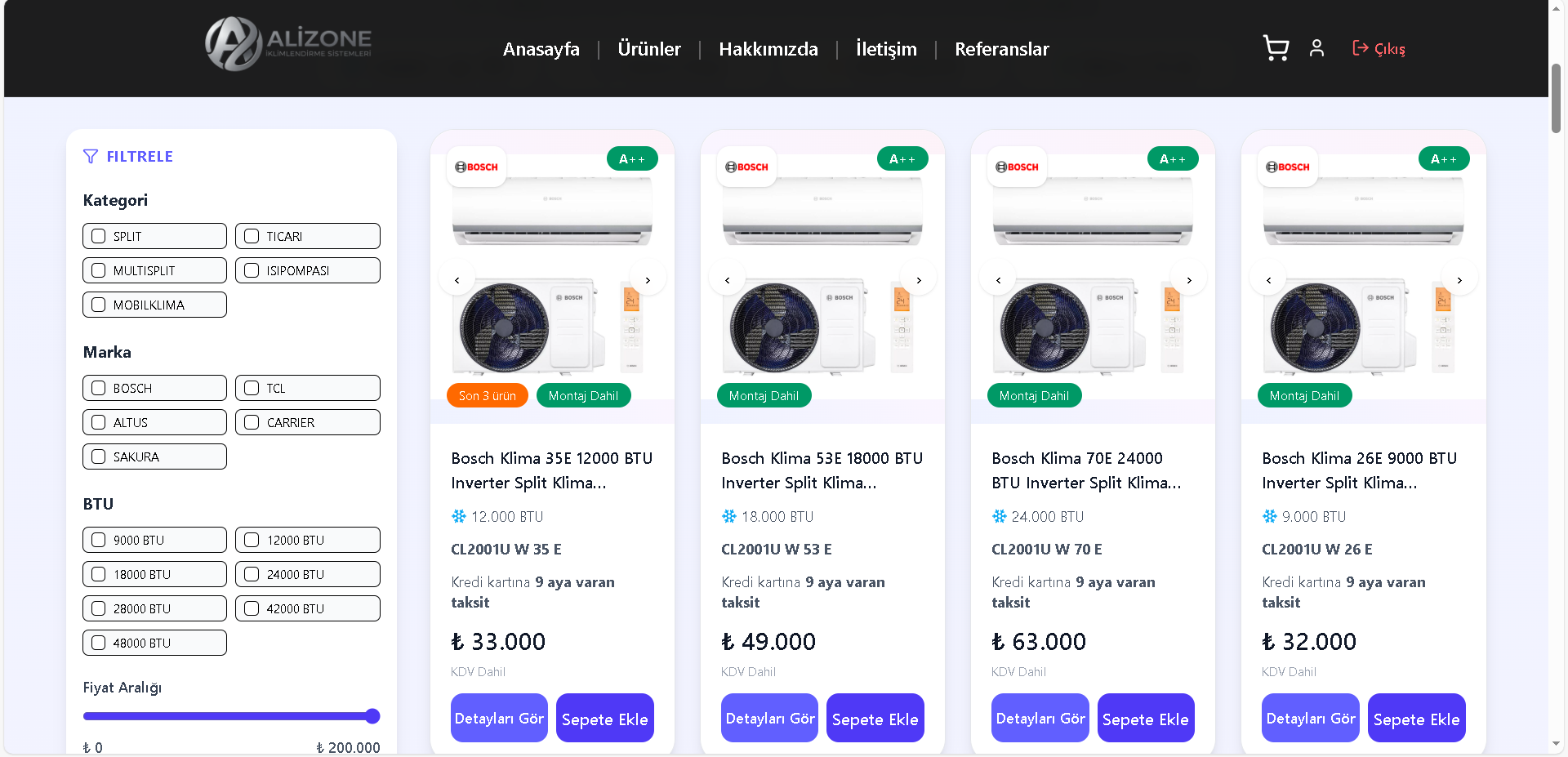 E-ticaret Platformu görseli