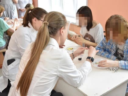 Евгения Майорова провела мастер-класс для детей с психоневрологическими проблемами