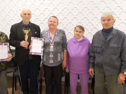 Кусинские ветераны стали призерами шашечных турниров