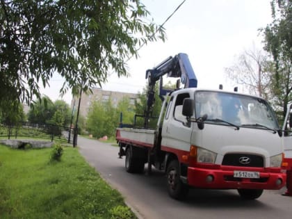 В городском сквере в Еманжелинске идет модернизация освещения