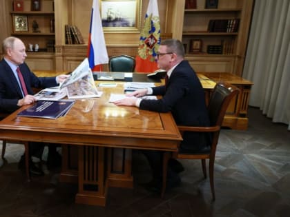 Алексей Текслер доложил Владимиру Путину о социально-экономическом развитии Челябинской области