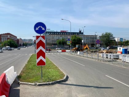 В Челябинске перекрыли движение на улице около дворца спорта «Юность»