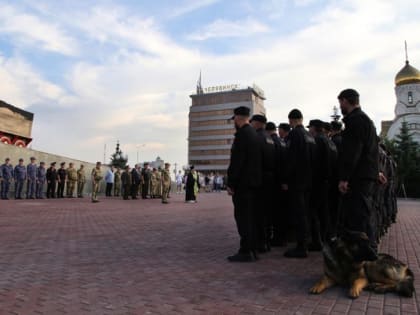 В Челябинске встретили росгвардцейцев, участвовавших в спецоперации на Украине