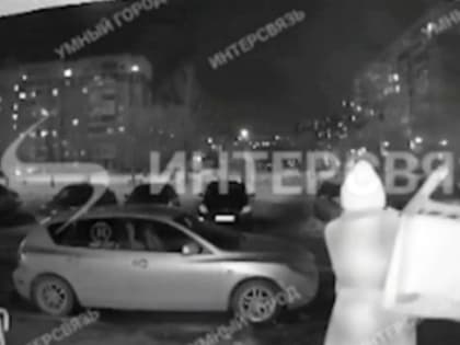 Челябинка разбила стулом припаркованные во дворе машины