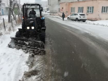 Зимнее содержание территории района