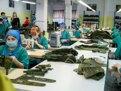 В Челябинске в ряде магазинов возник дефицит «военных» тканей