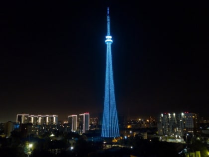 Челябинскую телебашню украсят праздничной подсветкой ко Дню города