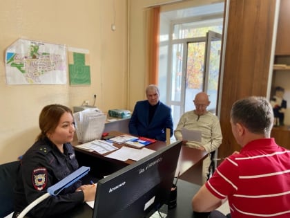 Участие полиции в приеме граждан в Озерске