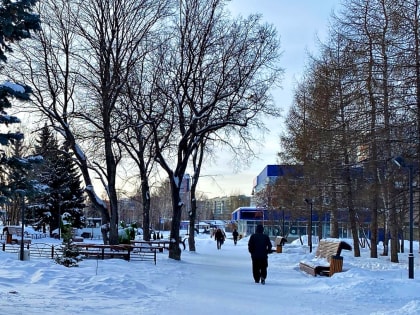 Морозный день после долгих выходных