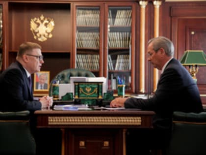Алексей Текслер обсудил с уполномоченным по правам предпринимателей региона Александром Гончаровым вопросы поддержки бизнеса