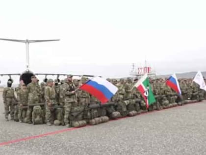 Из Грозного в зону СВО вылетела очередная группа добровольцев