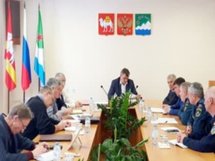 Вадим Сергеев провел рабочее совещание по вопросу подготовки к безопасному пропуску паводковых вод