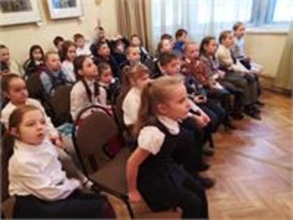 Первоклассникам рассказали о валенках