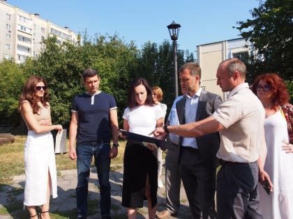 25 августа состоялось обсуждение проекта нового сквера вблизи дома № 13 по ул. Южноуральской