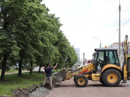 Мешает только вода с небес. Дорожные строители несут потери из-за внезапных дождей в Магнитогорске