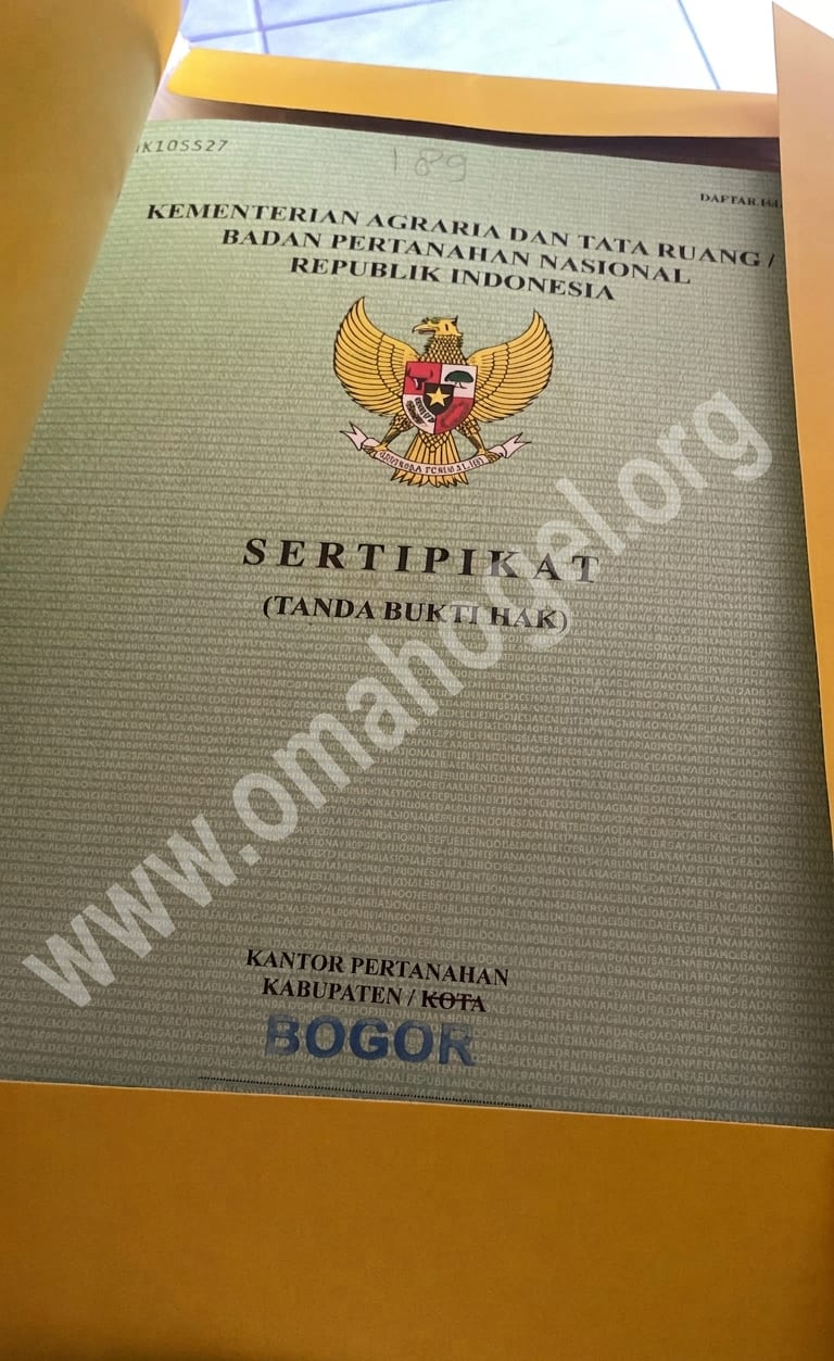 Land Certificate