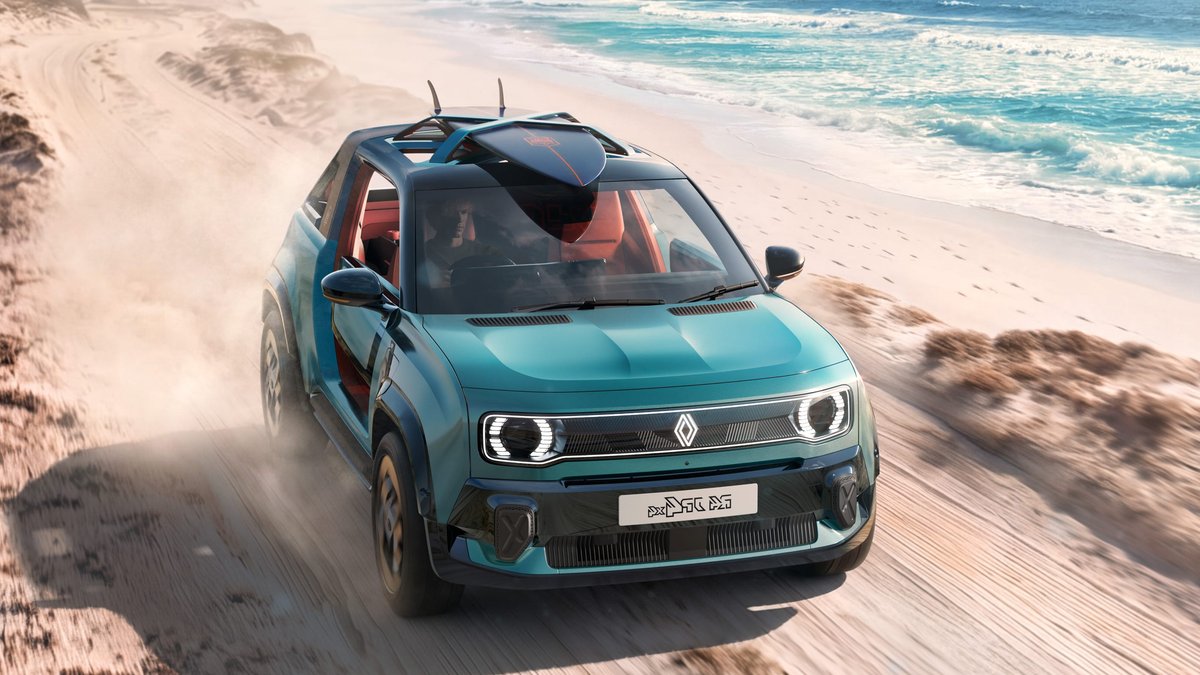 Renault Unveils Retro Beach Buggy Concept - electric buggy