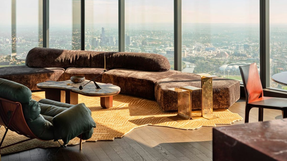 Discover sky-high Melbourne apartment
