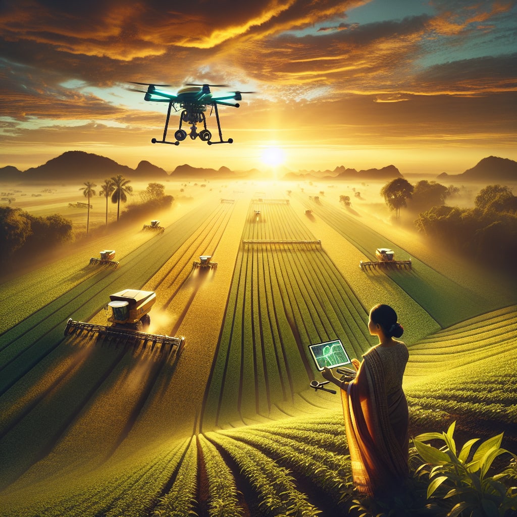 Robôs no Campo: A Revolução da Inteligência Artificial Física no Agro