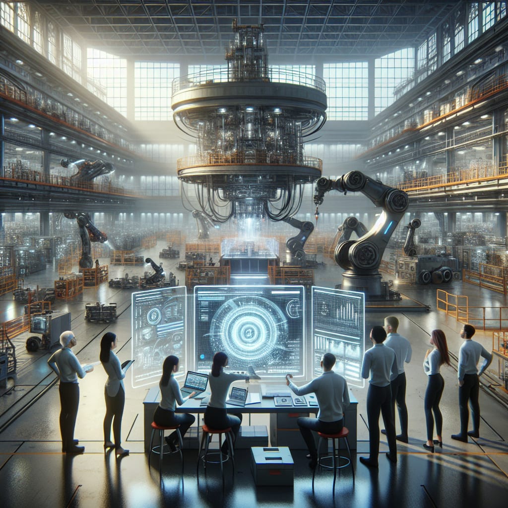 Inteligência Artificial Transforma a Indústria: A Nova Era da Produção