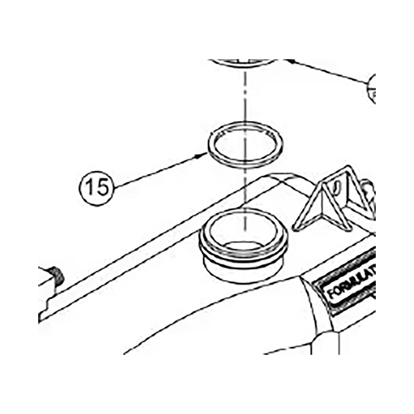 Falcon MODEL 4000 SERIES Cap Gasket  (set of 2)  | 59055-3