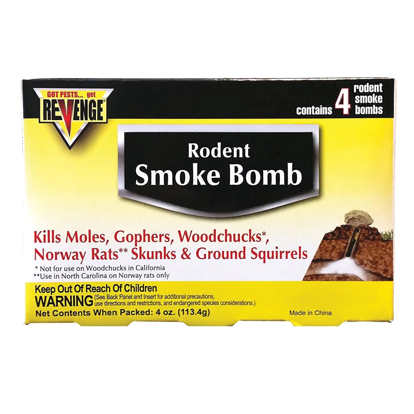 Bonide Revenge Rodent Smoke Bombs 