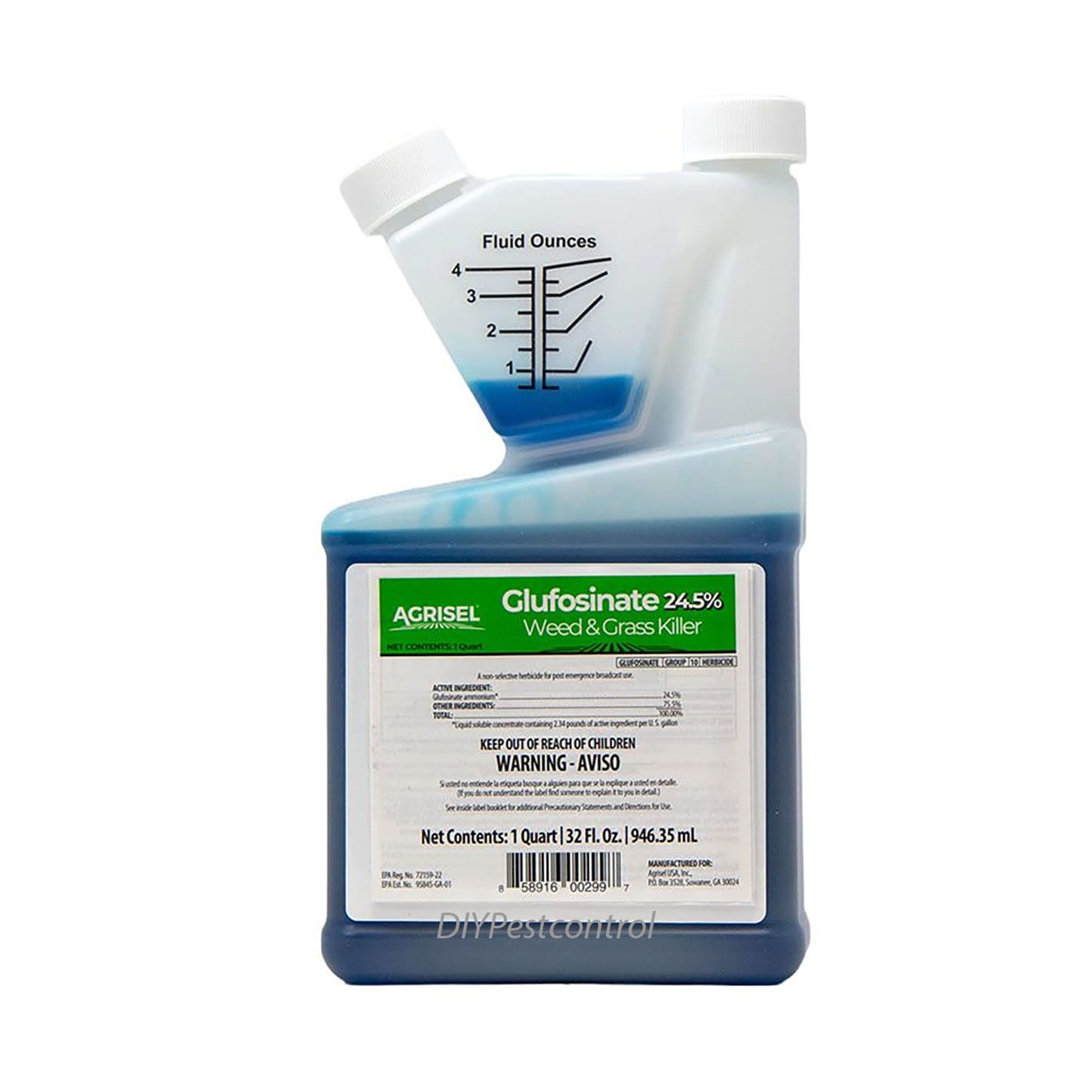 Agrisel Glufosinate 24.5 Weed & Grass Killer-Qt