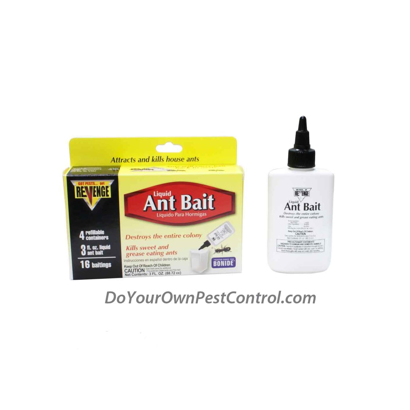 Revenge Liquid Ant Bait & Refillable Stations