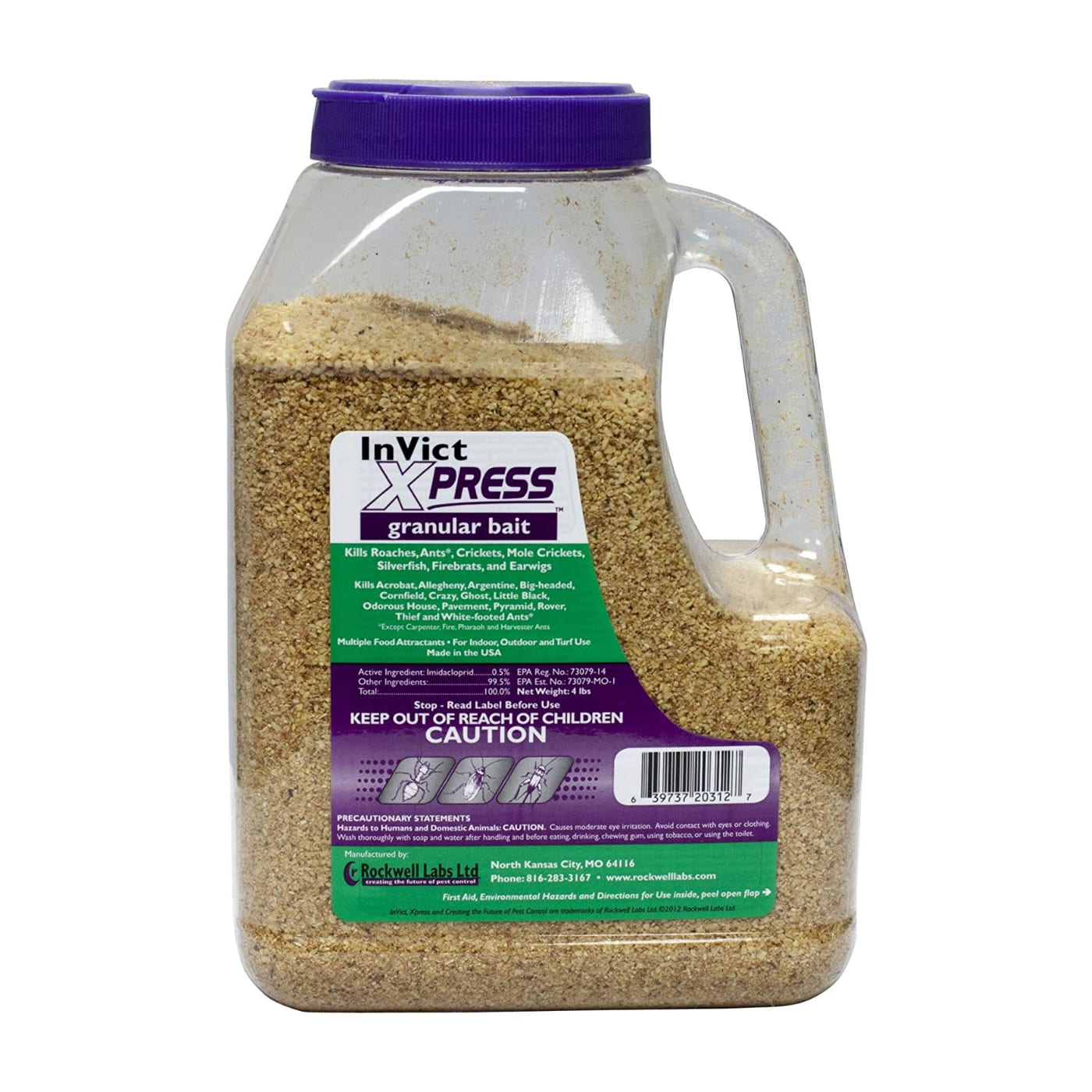 Invict Xpress Granular Bait - 8 oz, 4 lbs and 25 lbs