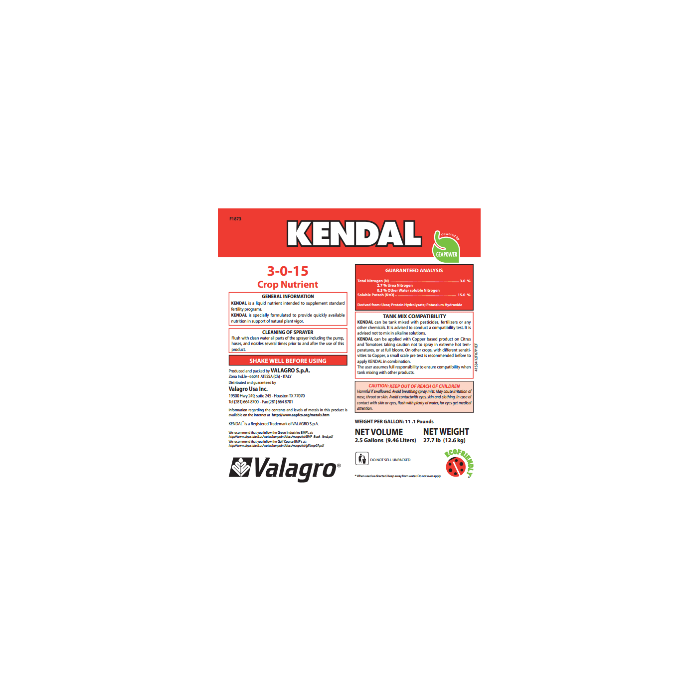 Kendal 3-0-15