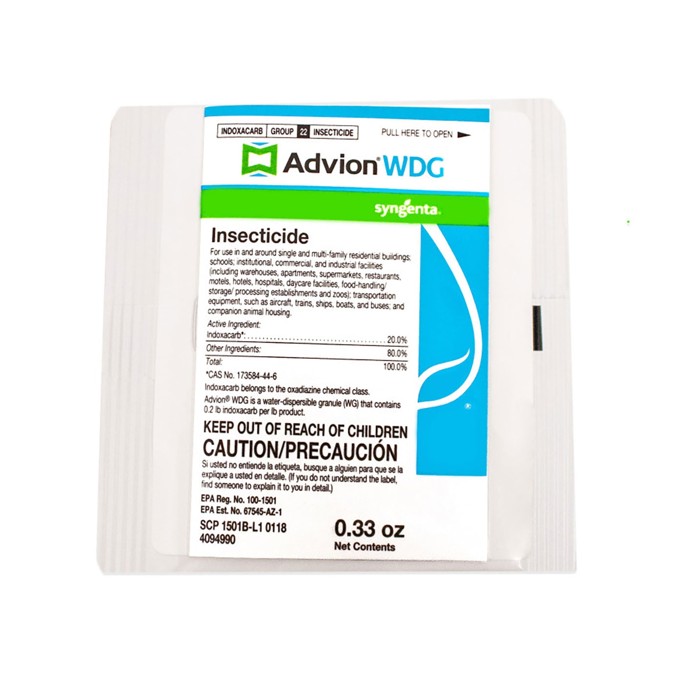 Advion WDG  0.33oz packet