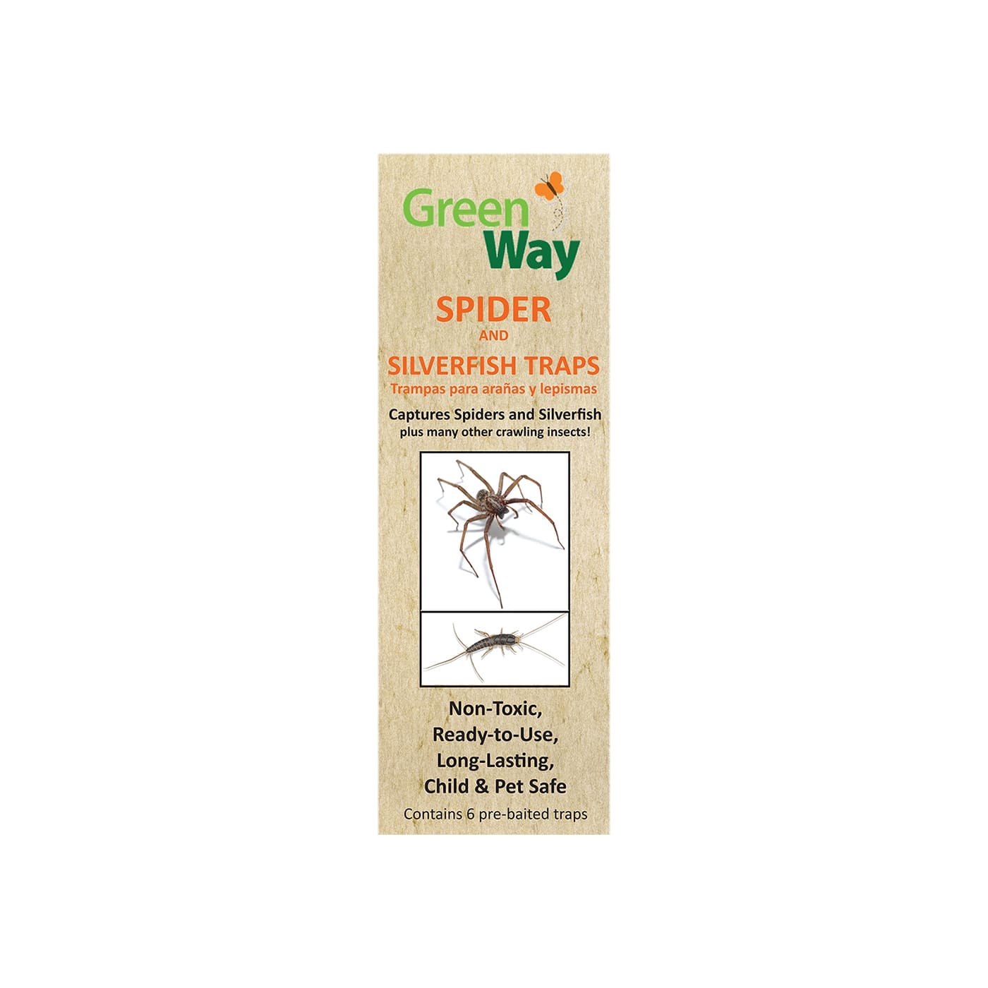 Spider and Silverfish Trap 