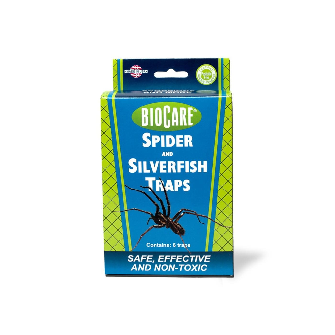 Biocare Spider & Silverfish Trap #S206, Non Toxic Spider Silverfish Trap