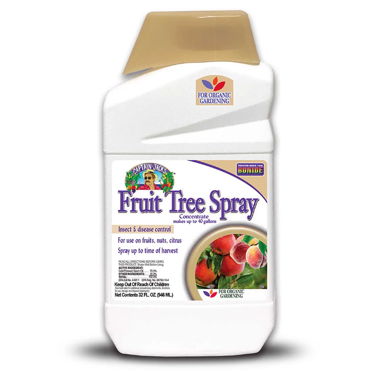 3-In-1 Plant Spray Insecticide, Miticide and Fungicide 1 Qt. Concentrate