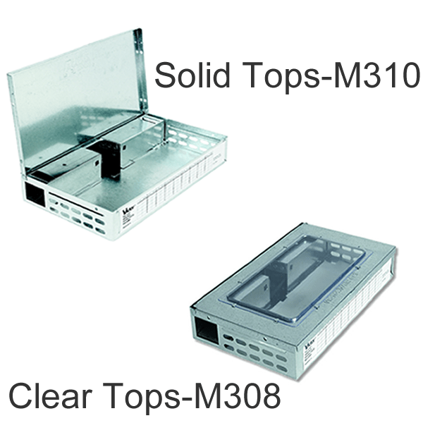 Victor M310GB Tin Cat Mouse Trap with Glue Boards, 1 2, Silver