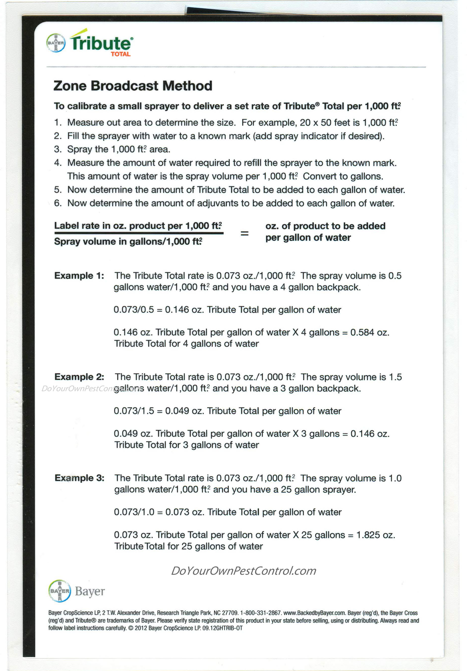 Tribute Total Herbicide