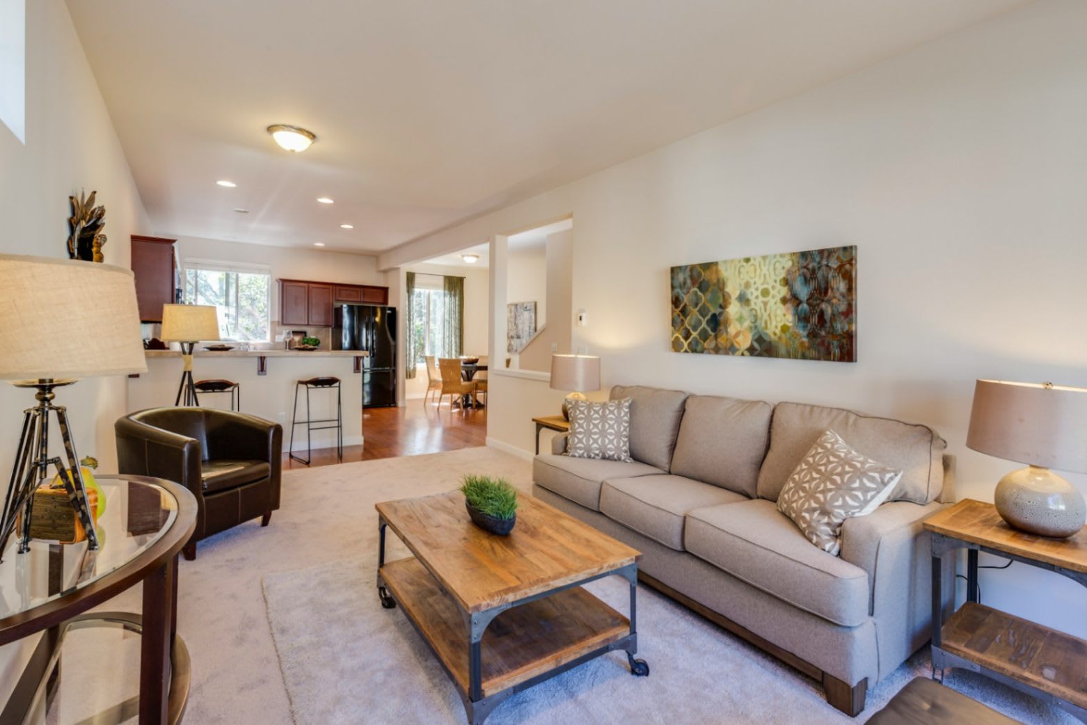 Interieur d'un appartement meublé