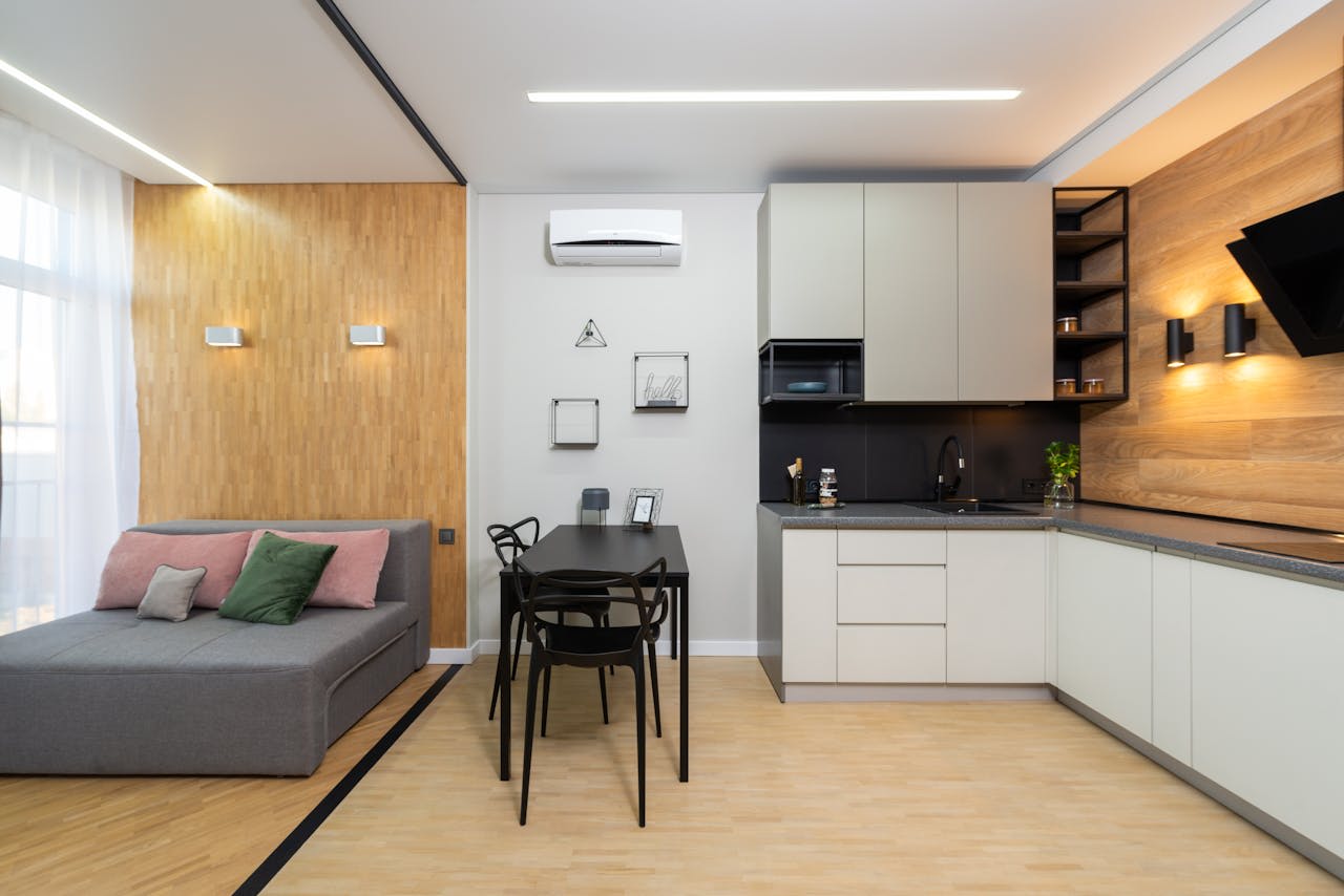Intérieur d'un studio à Cocody