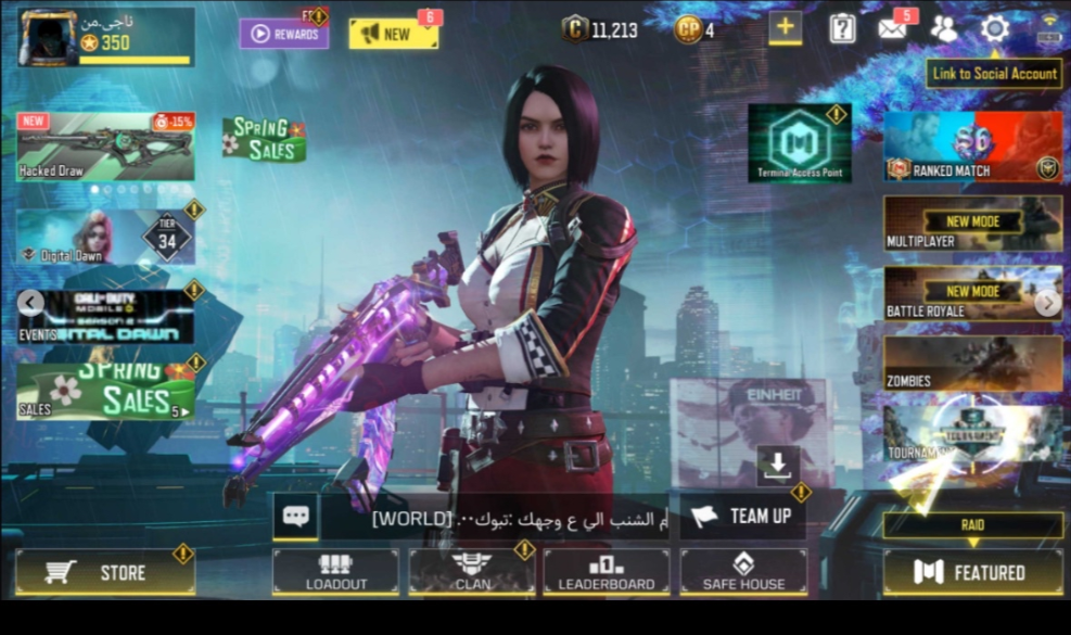 Call of Duty Mobile Account – (CODM 191 Chars | 270 Epics | Mythic AK-47 | 5 Legendaries | BR 12x Legendary) Call of Duty Mobile Account – (CODM 191 Chars | 270 Epics | Mythic AK-47 | 5 Legendaries | BR 12x Legendary)