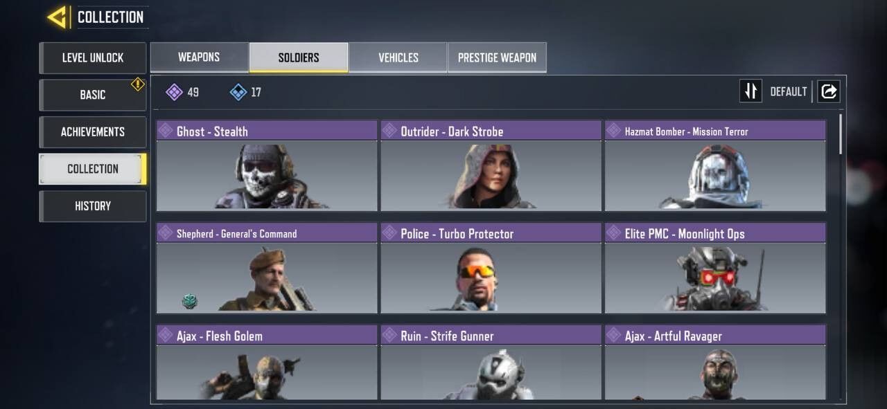 Call of Duty Mobile Account – Mythic AK117 | 7 Legend Gun | 128 Epic Gun | 66 Skin Call of Duty Mobile Account – Mythic AK117 | 7 Legend Gun | 128 Epic Gun | 66 Skin