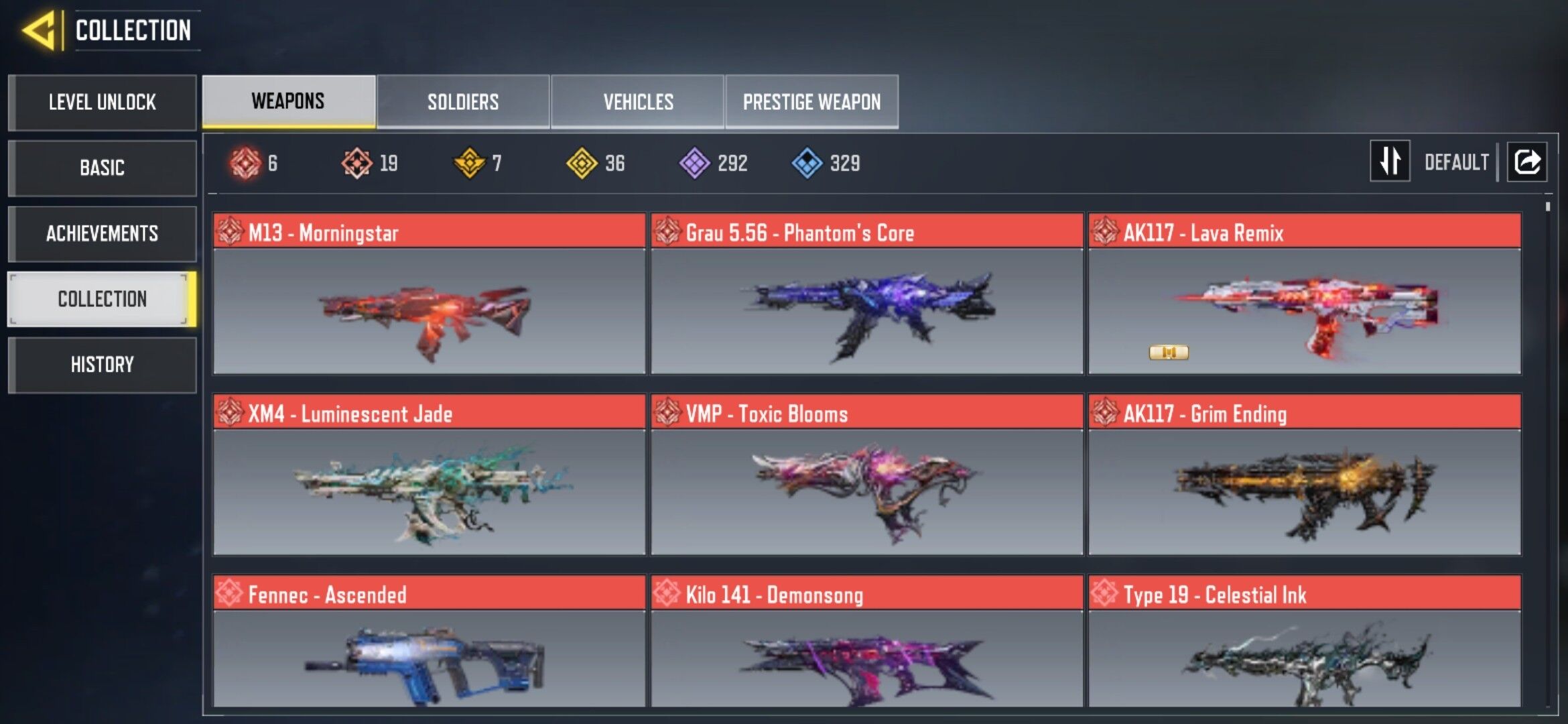 Call of Duty Mobile Account - [Level 400] 19 Mythic & 36 Legendary Weapons | Mythic Sophia x Mythic Spectre | Mythic Snipers | Mythic VMP x Mythic AK | Max Mythic