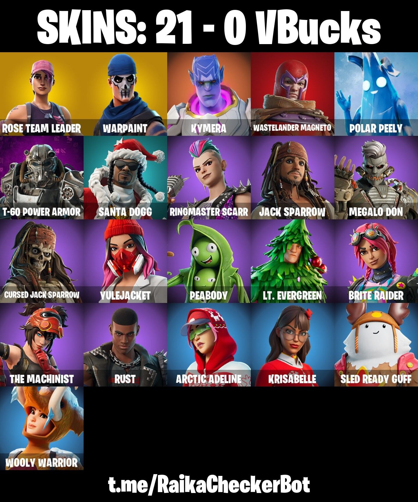 Fortnite Account ( PC ) (21 Skins) Fortnite Account ( PC ) (21 Skins)