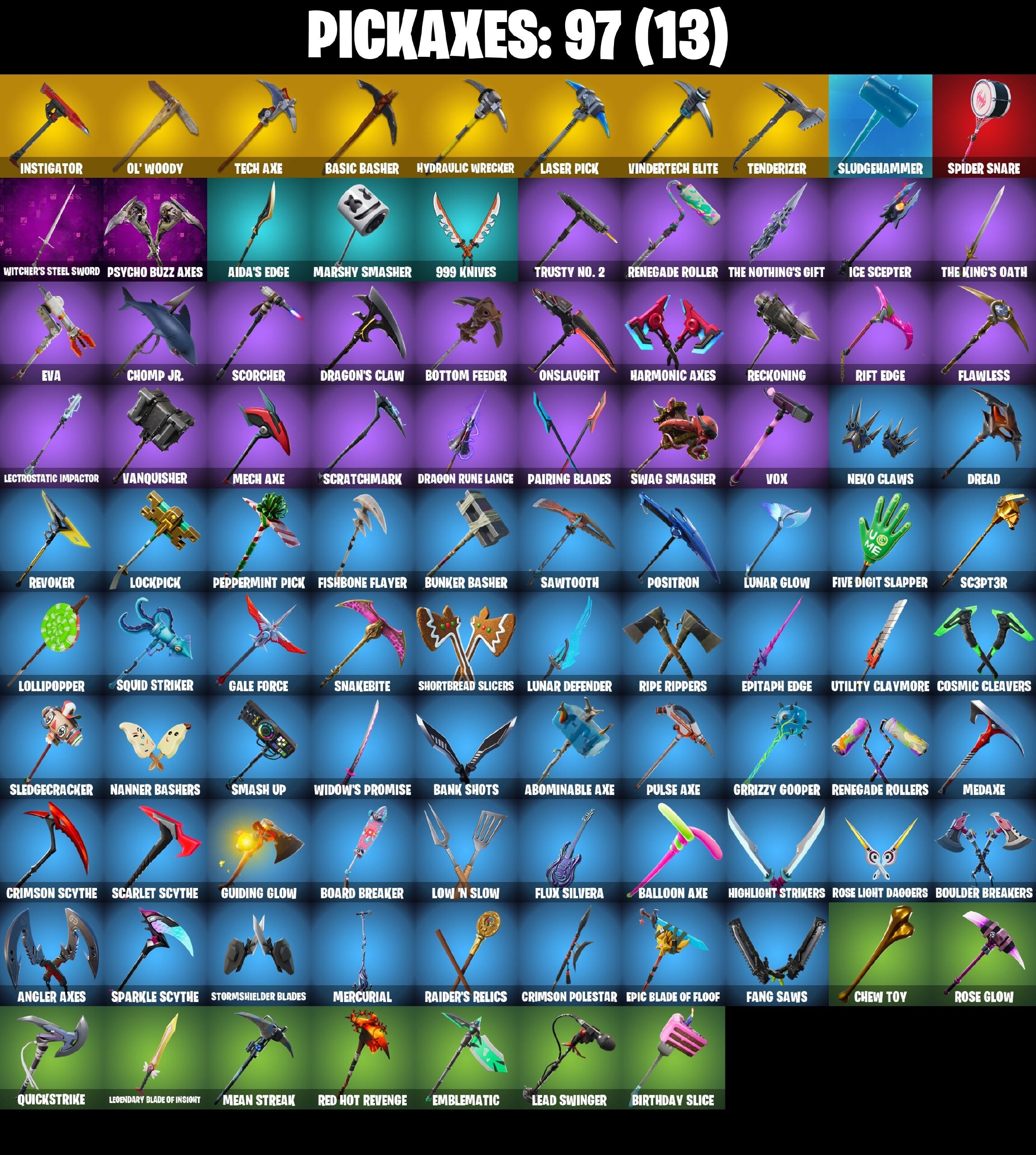 Fortnite Account ( PLAYSTATION / XBOX / PC / NINTENDO ) (THE REAPER, BLUE SQUIRE) (137 Skins) Fortnite Account ( PLAYSTATION / XBOX / PC / NINTENDO ) (THE REAPER, BLUE SQUIRE) (137 Skins)