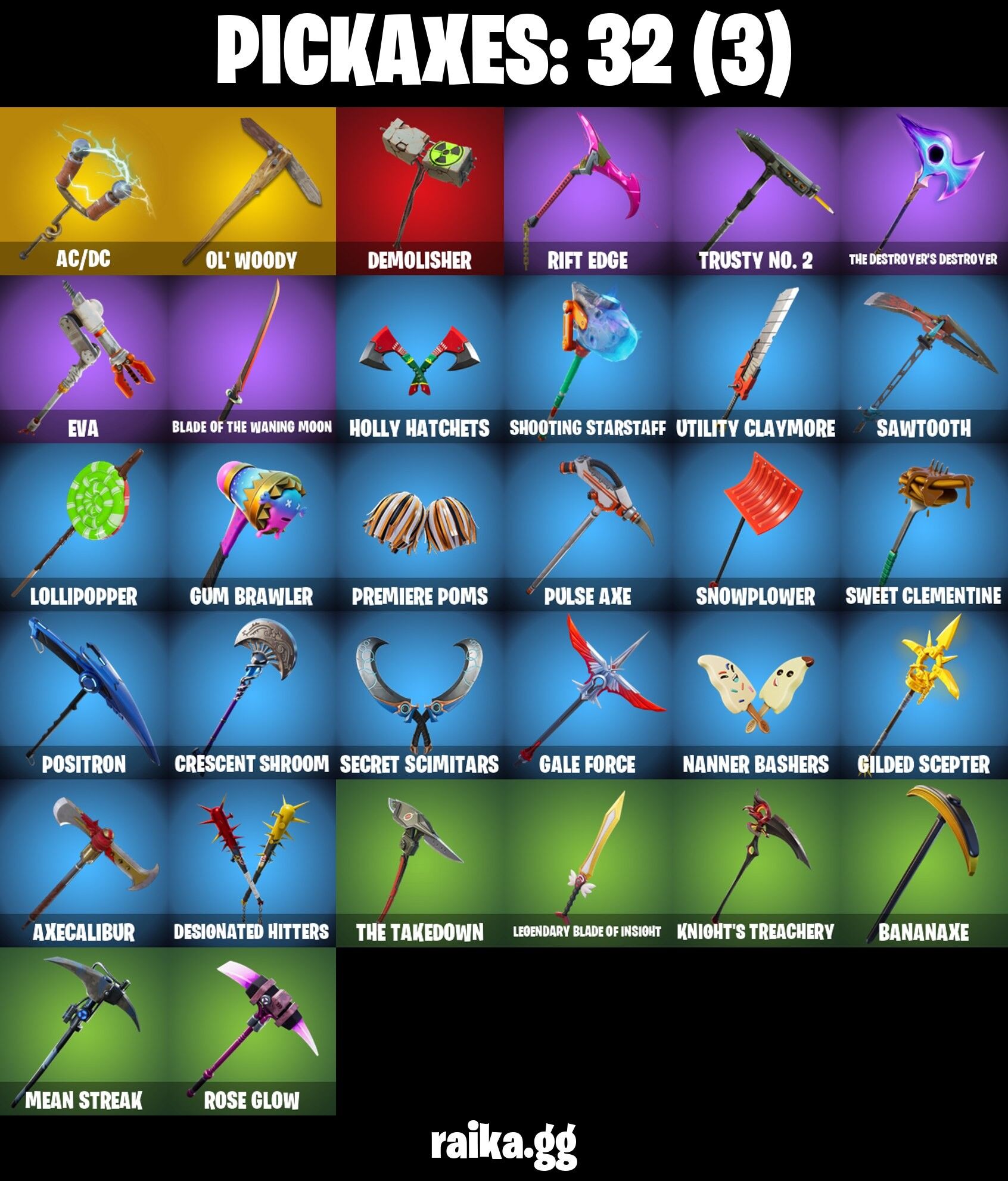 Fortnite Account ( PLAYSTATION / XBOX / PC / NINTENDO ) (BLACK KNIGHT, MAKO, SPARKLE SPECIALIST, FLOSS, THE REAPER, TAKE THE L, OG STW, AC/DC) (27 Skins)