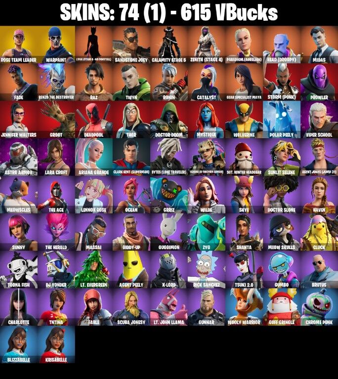 Fortnite Account ( PLAYSTATION / XBOX / PC / NINTENDO ) (ULTIMATE OG STW) (74 Skins) Fortnite Account ( PLAYSTATION / XBOX / PC / NINTENDO ) (ULTIMATE OG STW) (74 Skins)
