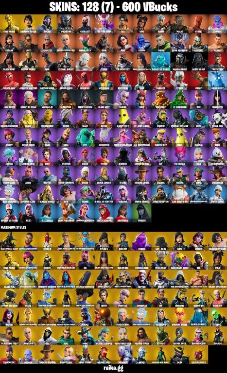 Fortnite Account ( PLAYSTATION / XBOX / PC / MOBILE / NINTENDO ) (Lara Croft Gold Anniversary) (128 Skins) Fortnite Account ( PLAYSTATION / XBOX / PC / MOBILE / NINTENDO ) (Lara Croft Gold Anniversary) (128 Skins)