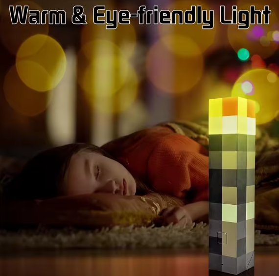 LED Night Lights Games Brownstone Torch Lamp image 3