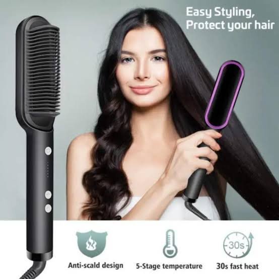 909 Hair Straightener brush (Minimum Order Quantity 1 Carton/60 PCs) image 3